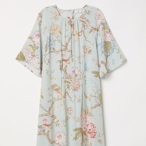GP & J BAKER x H&M Light green floral Dress